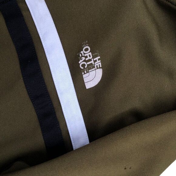 Vintage The North Face Jacket Half Zip Green Large - Picture 8 of 9